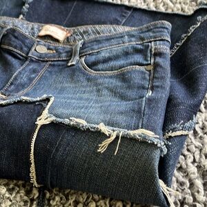 PAIGE Asymmetrical Denim Skirt